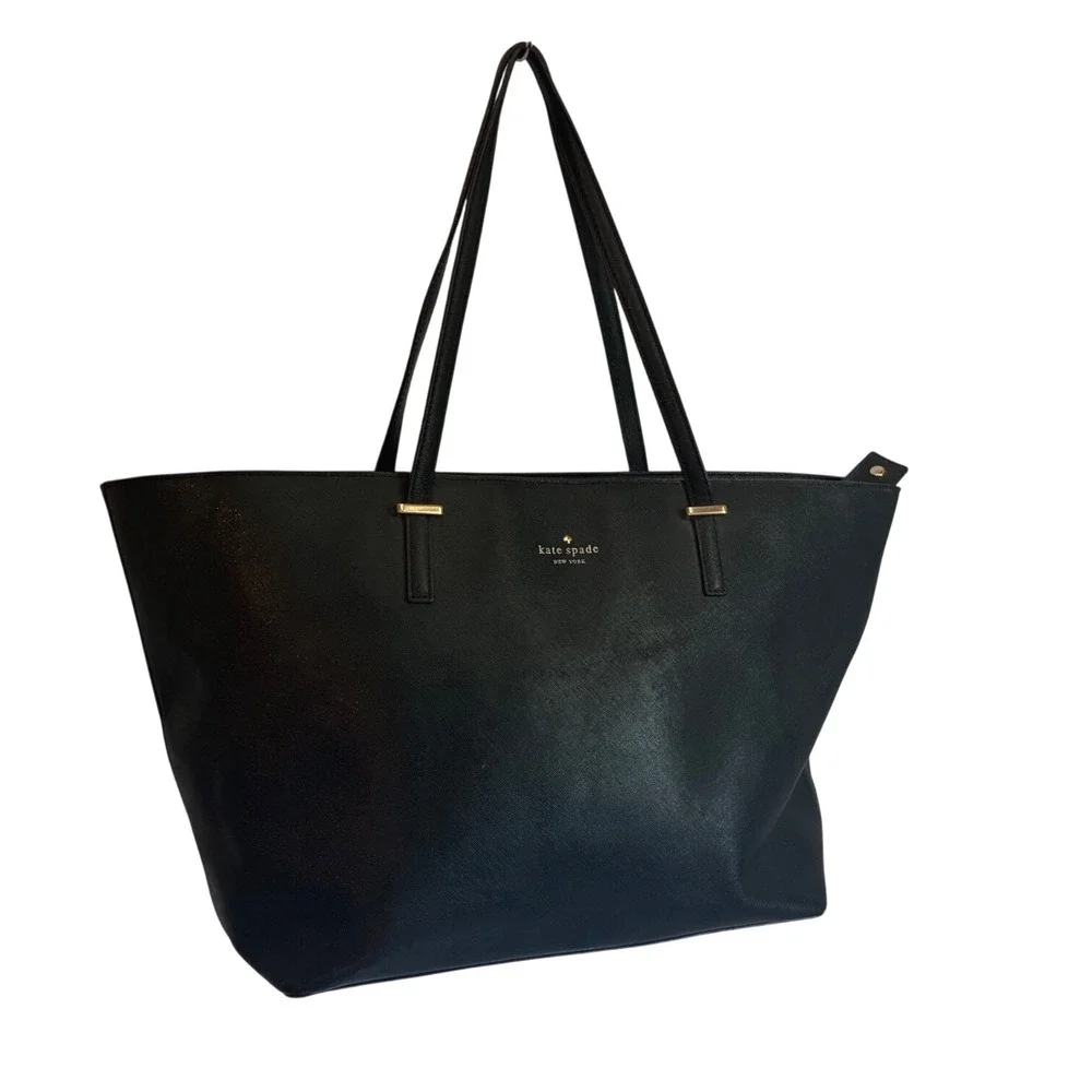 Kate Spade New York Saffiano Leather Tote Bag Gold Hardware 20.5